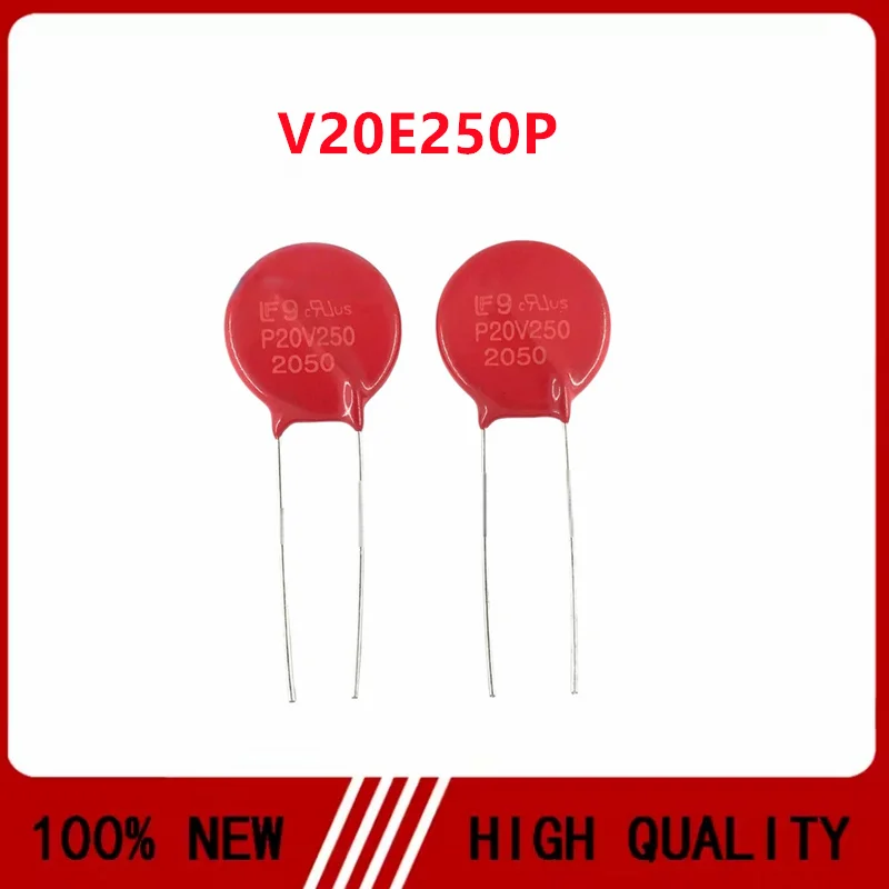 V20E250P P20V250 Varistor 250V 10000A 1000pF Diameter 20MM Genuine