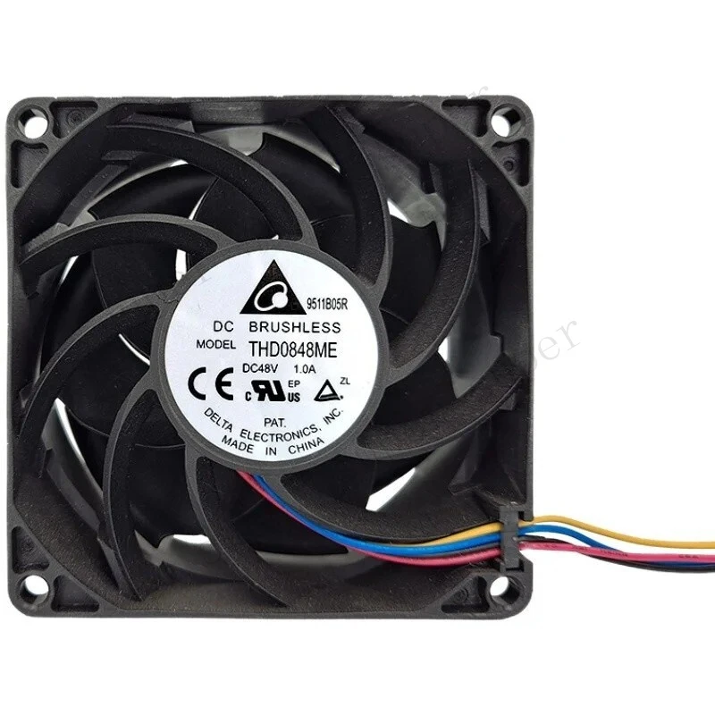 S+   48V 80mm 8cm Powerful High Speed CFM Axial Server Cooling Fan,Delta THD0848ME