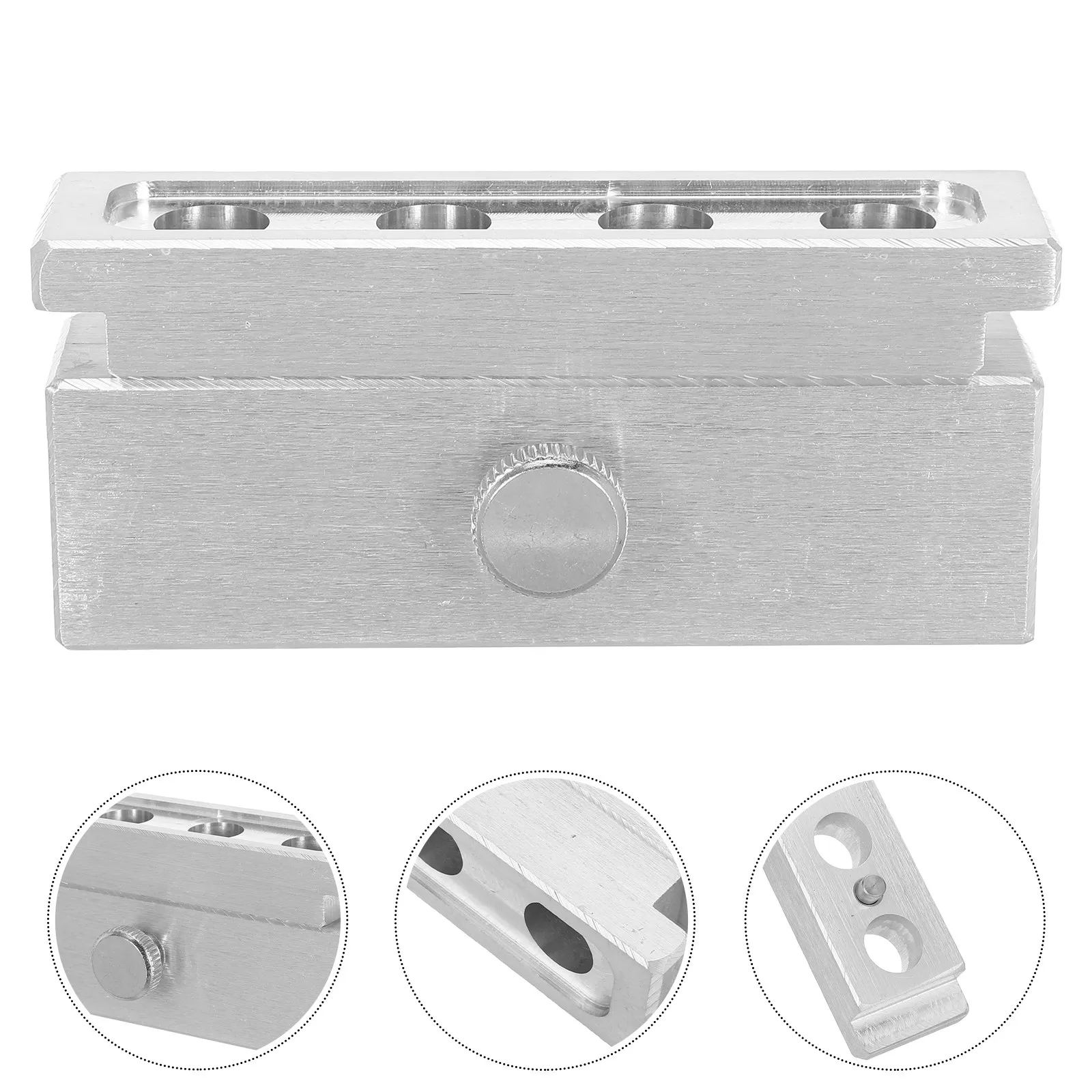 1Set Aluminum Alloy Lipstick Mold Maker 4-Hole DIY Lip Balm Kit for Homemade Color Lip Makeup