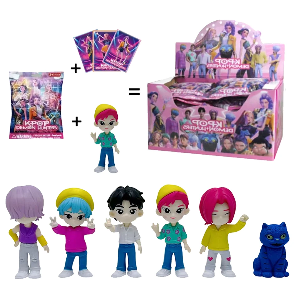 2025年ホットセール KPOP デモンハンターズ ブラインドボックスシリーズ アニメフィギュア オーナメント ドール ファン 子供 誕生日プレゼント ランダムブラインドボックス