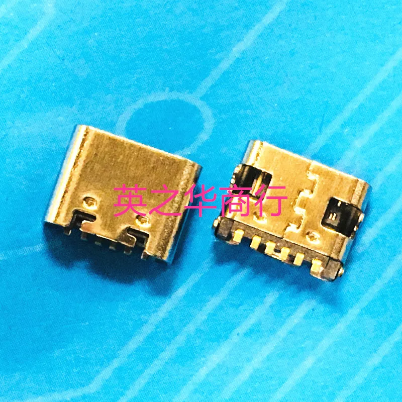 30pcs original new TYPE-C charging female 6P 4-pin plug-in board fast charging USB3.1 female simple charging interface