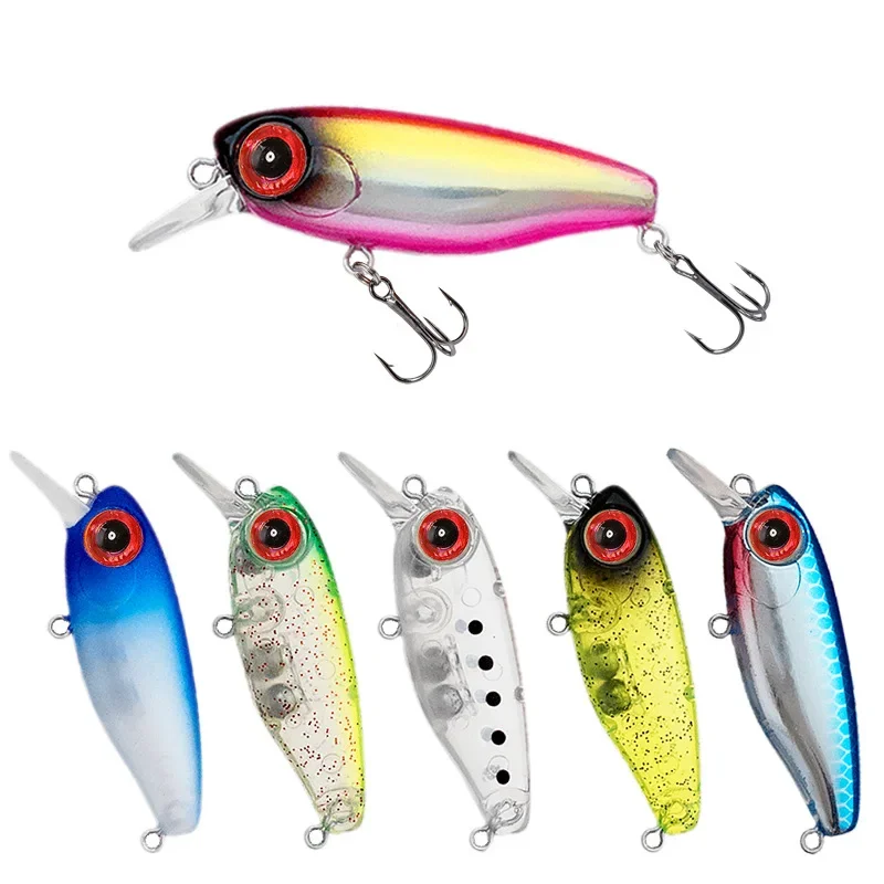 38mm 2.7g Fishing Lure Trout Mini Crankbait Wobbler Fishing Tackle Freshwater Minnow Crank Artificial Hard Bait