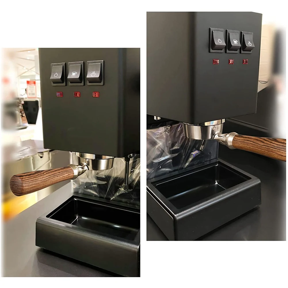 A09G-Portafiltro sin fondo para Gaggia 58 mm, portafiltro sin fondo con cesta de filtro de 2 tazas