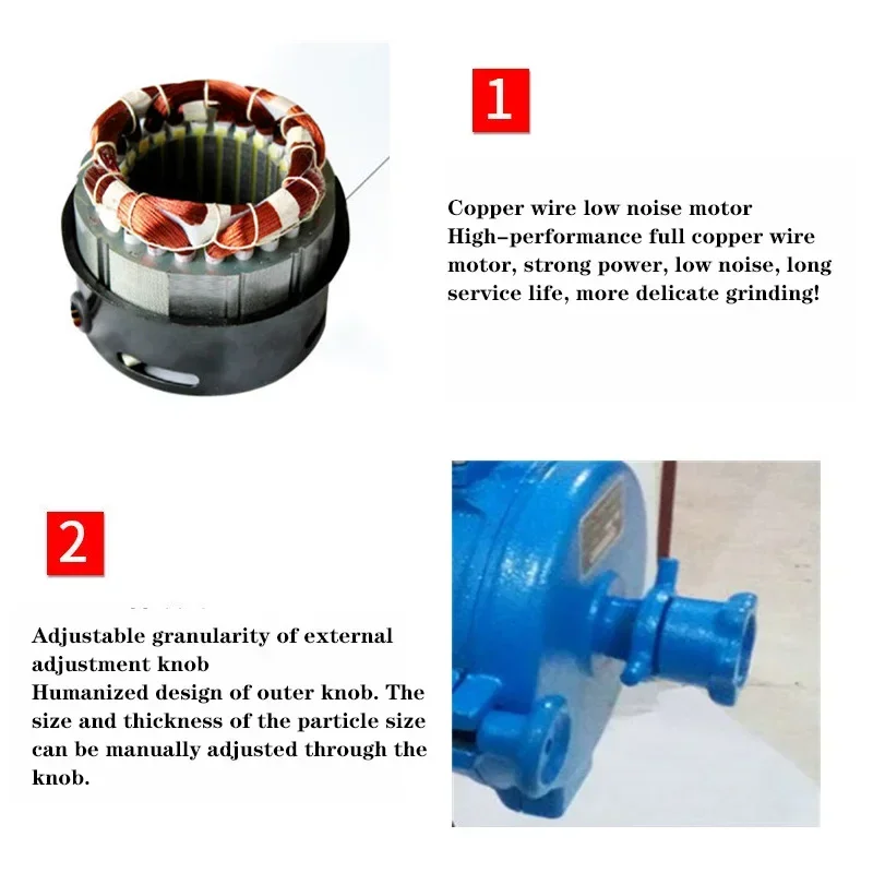 Trituradora comercial de escritorio de alta potencia para el hogar, 220v, tipo 150, 220V, cocina doméstica, molinos de granos secos y húmedos, pulpa de café Re