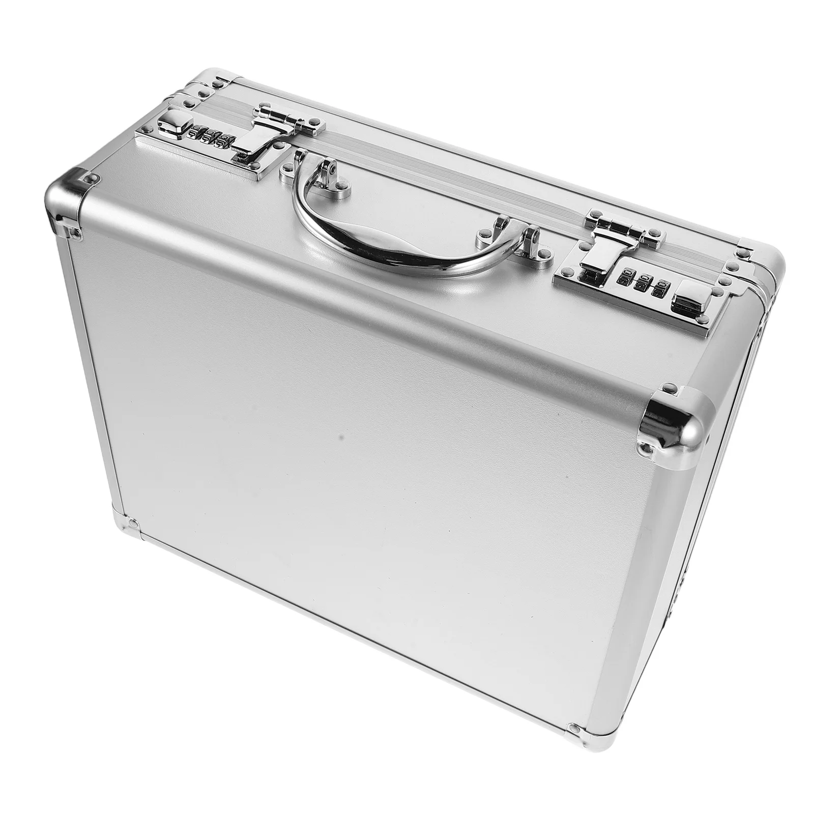 Tragbare Medizinbox, Erste-Hilfe-Set, verschlossener Behälter, silberne Boxen für Medikamente