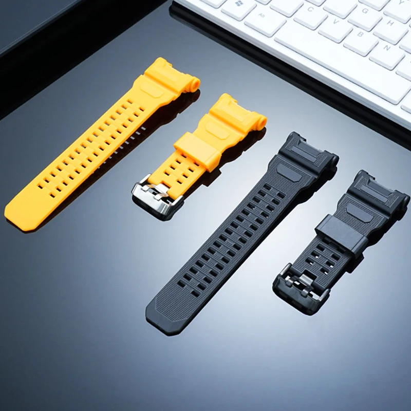 

Улучшенный силиконовый ремешок для часов G-SHOCK Casio 3554 Cat Man Three Representative Chain GPR-H1000, силиконовый ремешок из полимерной смолы