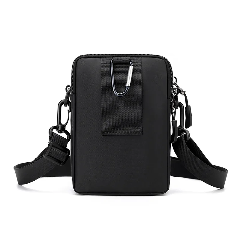 Bolso de hombro pequeño para hombre, bandolera pequeña para teléfono móvil, cartera deportiva para la cintura, novedad de 2024