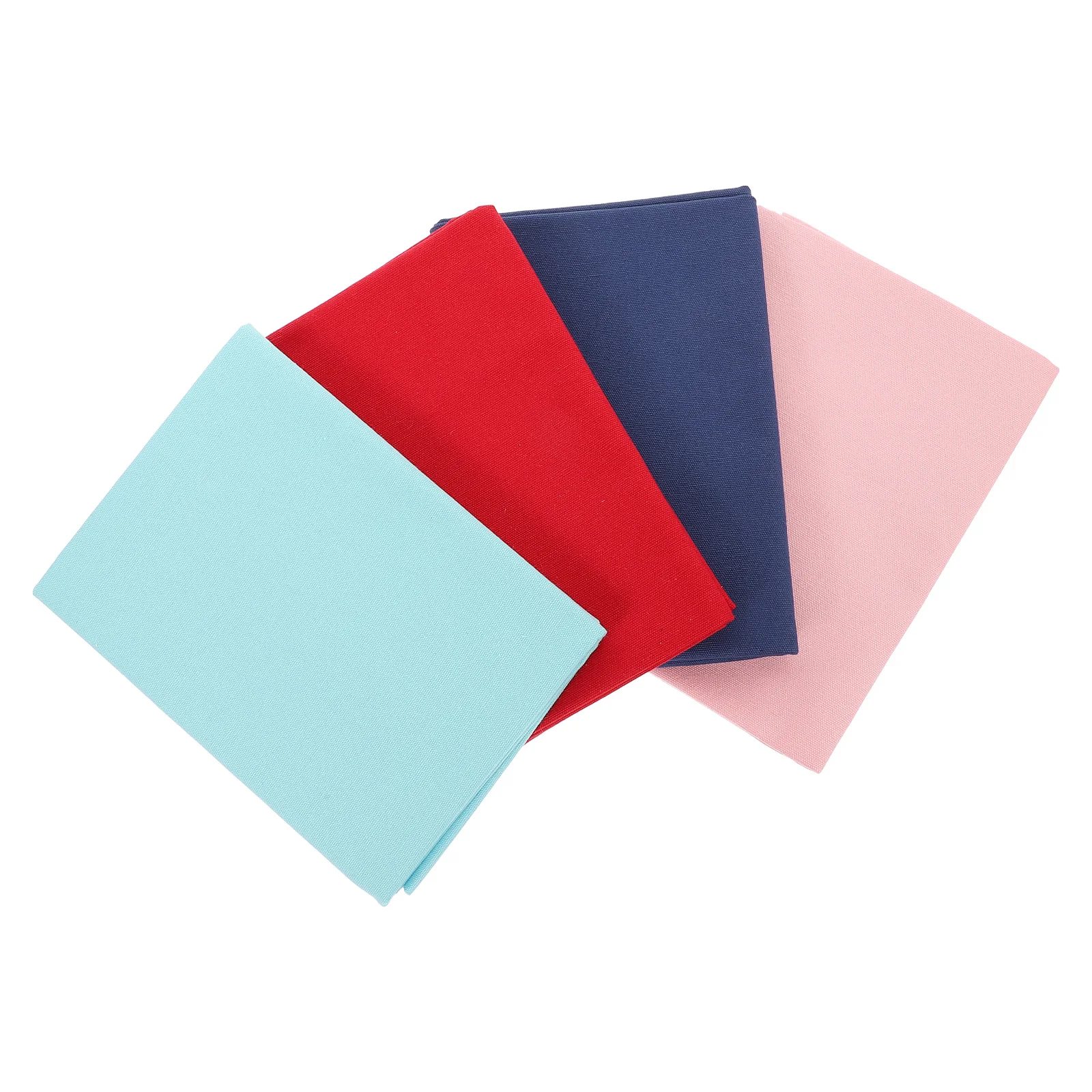 

4pcs Embroidery Fabric Linen Cotton DIY Supplies Cross Stitch Needlework Sewing Breathable Durable Craft Accessories