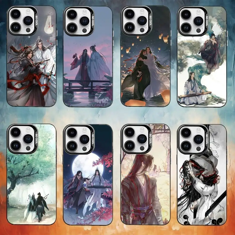 

Mo Dao Zu Shi Phone Case For iPhone 17,16,15,14,13,12,11,Pro Max,Plus black Candy Silver Cover