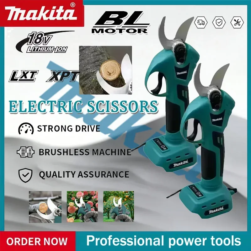 

Makita 18V Battery Cordless Pruning Shears Professional Electrician Scissors Wireless Garden Pruner Cutter Drills Tools
