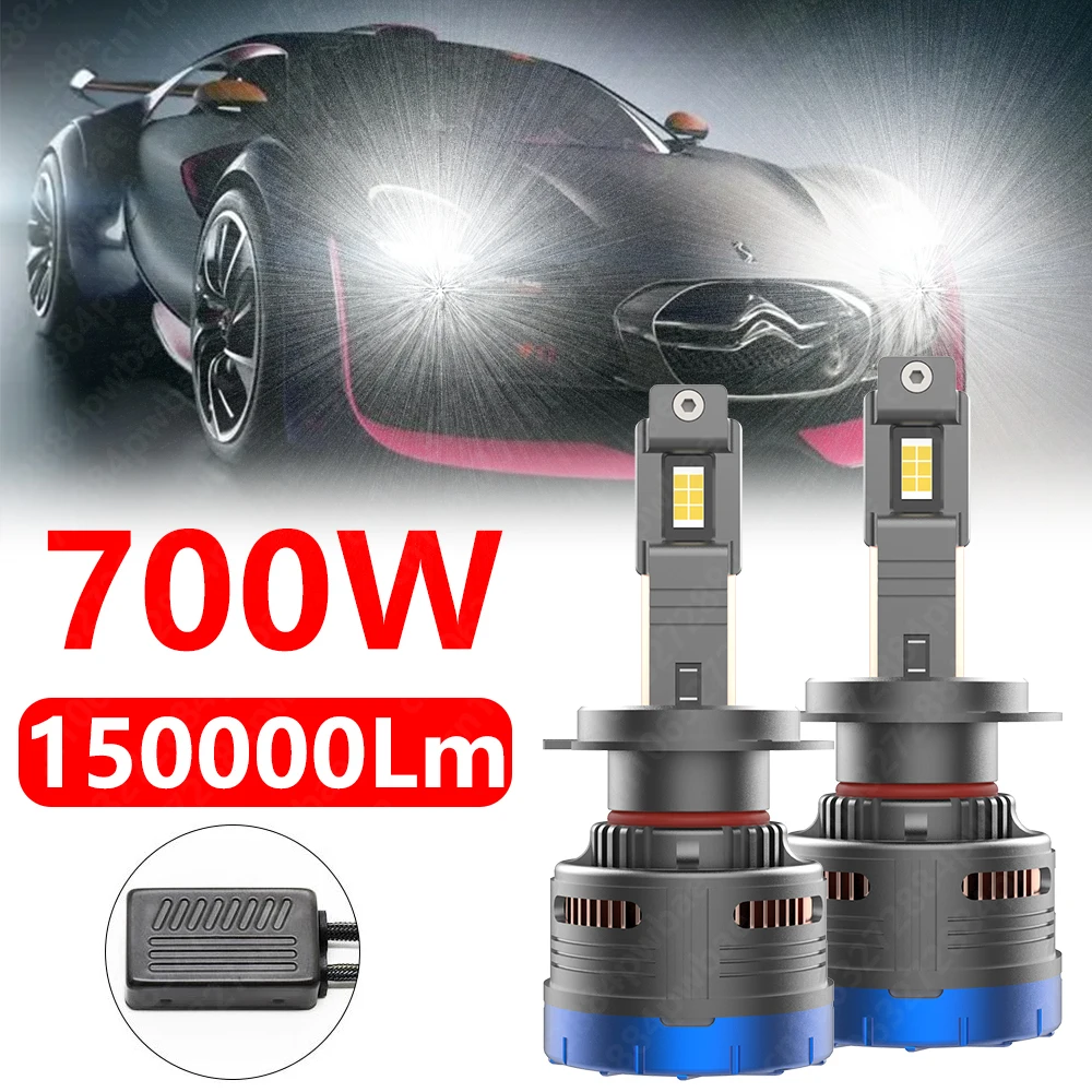 

Car Headlight H7 LED Lamp Lights High Power Fog Lamp for Auto 700W LED Bulb Canbus 12v 24v Canbus 9005 9006 H1 H4 H11 12V 24V