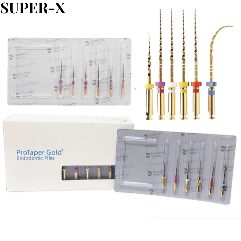 1PKS Dental Rotary File Assorted 21mm 25mm 31mm Niti Heat Activation Endodontic Flexible for Root Canal Treatment Dental Tool