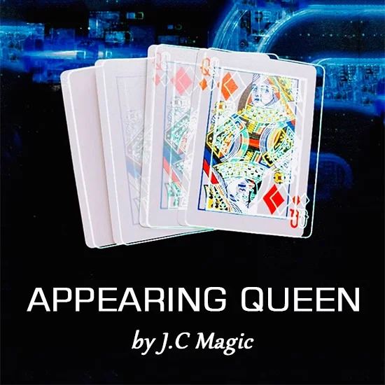 

Appearing Queen Card Magic Trick Playing Card Change White to Queen Close Up Magic Gimmick Magia Prop Magie Magicians Tutorial