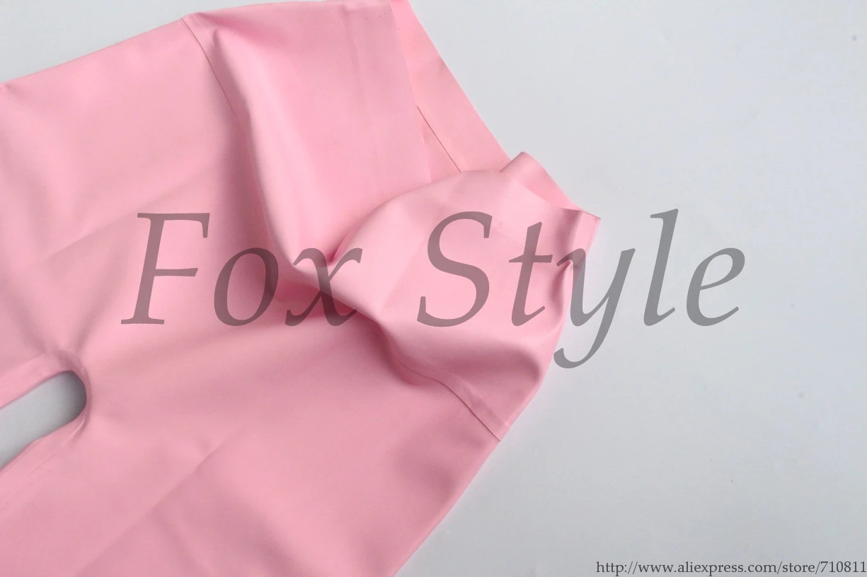 ピンクの女の子用ぴったりフィットラテックスレギンス