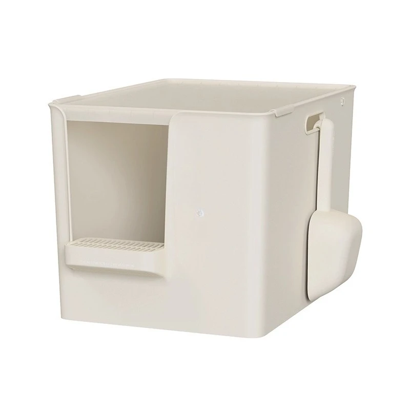 

Miku catlitter box oversized open semi-closed Maine huge deodorant with sand splash cat toilet