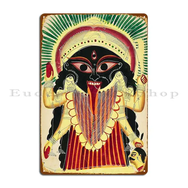 Kali Metal Signs Print Wall Cave Cave Wall Plaque Plates Tin Sign Poster