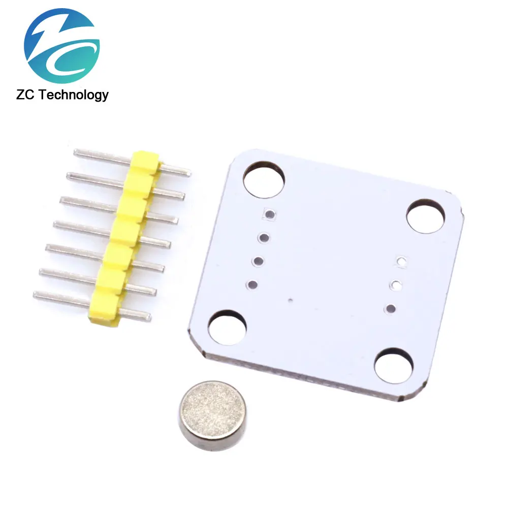 1pcs AS5600 magnetic encoder magnetic induction angle measurement sensor module 12bit high precision