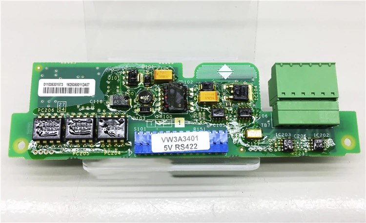 New Original Schneider Variable Frequency Drive PG Card VW3A3401 5V RS422 Interface Control Module for Industrial Automation
