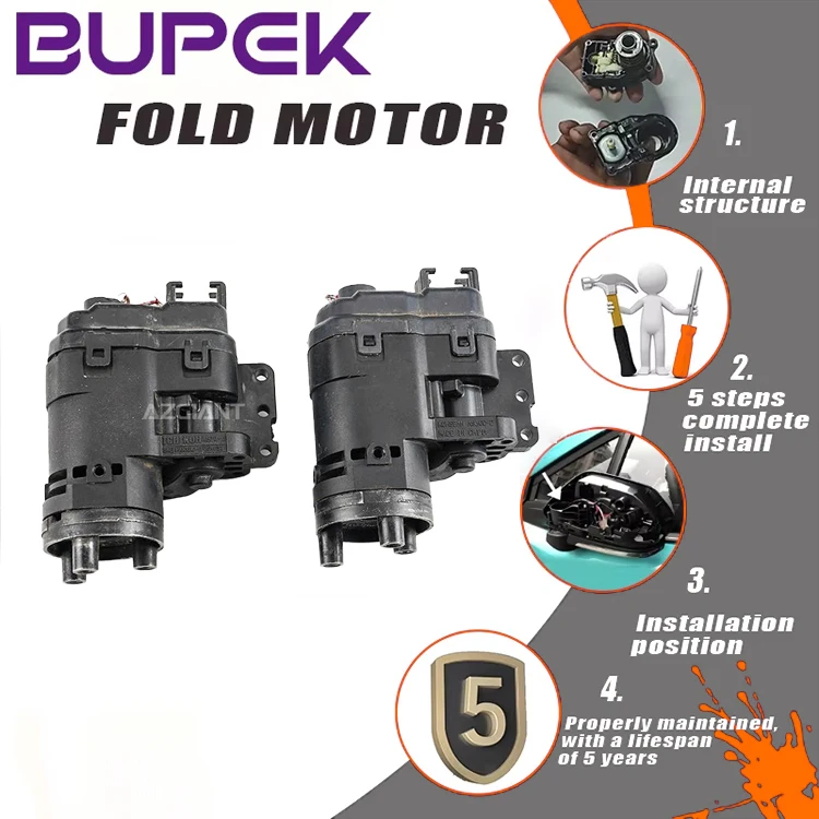 

BUPEK Door Mirror Power Fold Motor For Infiniti M35 Nissan Fuga M35 Direct Replacement Original Parts Vehicle Convenience Parts