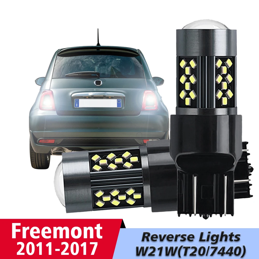 

Canbus LED Reverse Light Backup Lamp 2pcs Accessories For Fiat Freemont 2011 2012 2013 2014 2015 2016 2017