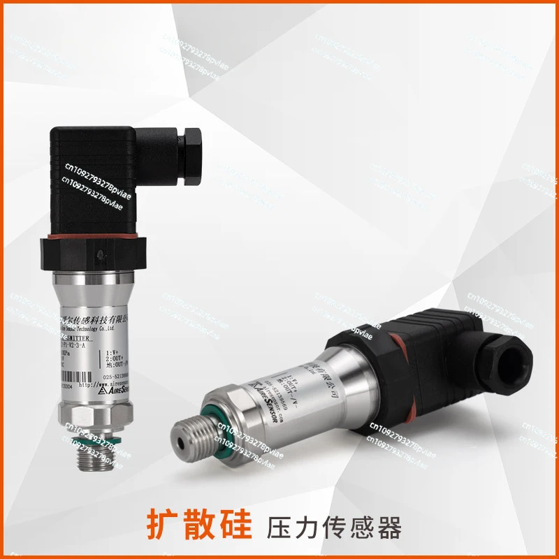 Diffused Silicon Pressure Transmitter Gas Liquid Air Vapor Hydraulic Oil Pressure Sensor Piezoresistive