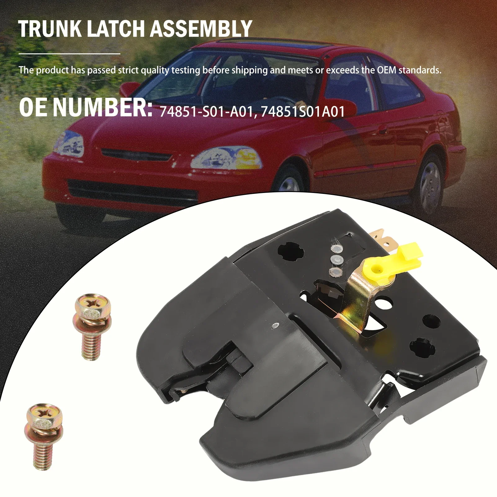 

Ручка открывания замка крышки багажника для Civic 1996-2000 74851-S01-A01 74851S01A01 Защелка багажника в сборе