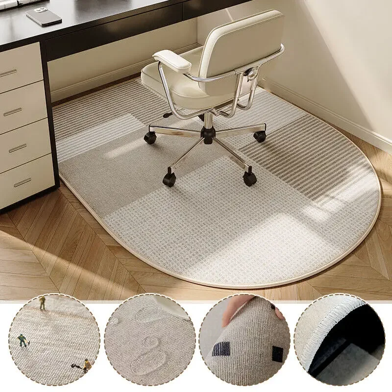 Anti-slip Carpet for E-sports Swivel Chair Study Offices Floor Cushion Foot Mat Fashion Carpet Irregular Living Room Decoration