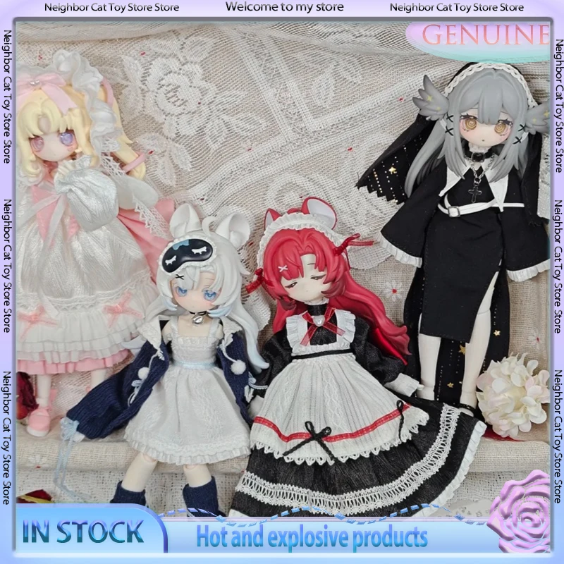 

Аутентичные пятна, новая серия Meiki Creation Heart, слепая коробка, 12 очков, подвижная кукла Bjd, фигурка, украшение для рабочего стола, подарок на день рождения