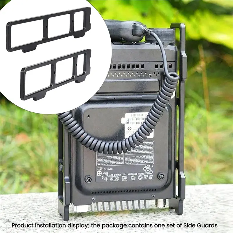 【TODAY-BUY】For YAESU FT-891 HAM Radio Transceiver CNC Aluminum Shield Side Guard Carrying Handle Bumper Protector