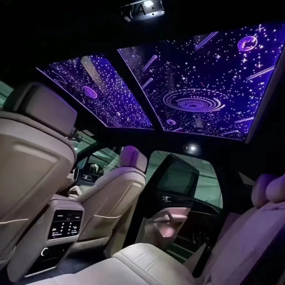 1 Year Warranty Optic Starlight Headliner Kit Car Roof Sunroof Starry Sky Ambient Light Film
