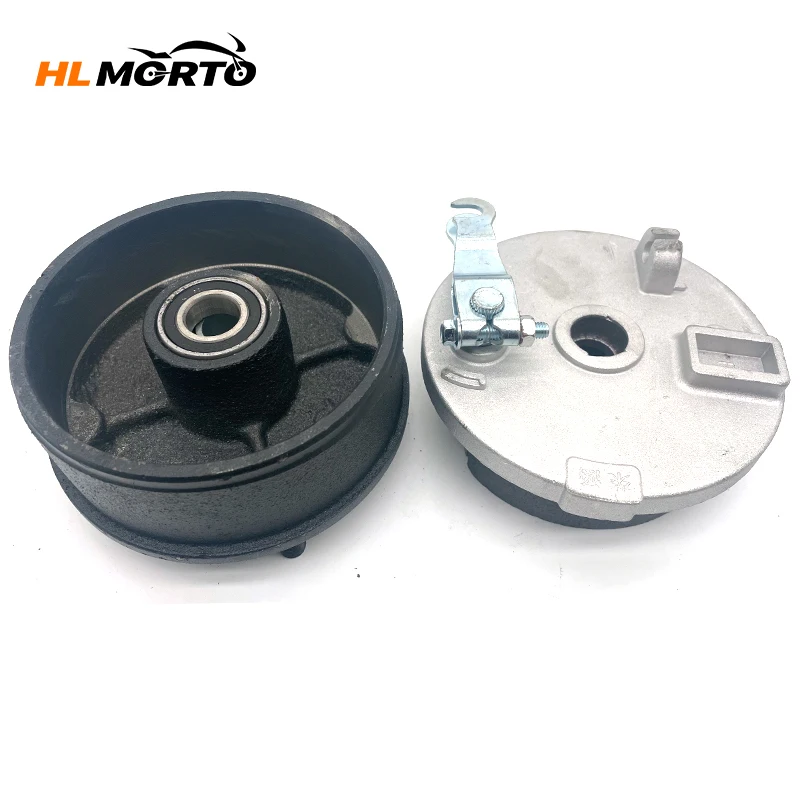 110mm*4 Stud Brake Drum Wheel Hub Left/Right Drum Brake For 125cc 150cc 200cc ATV QUAD Bike Buggy Karting