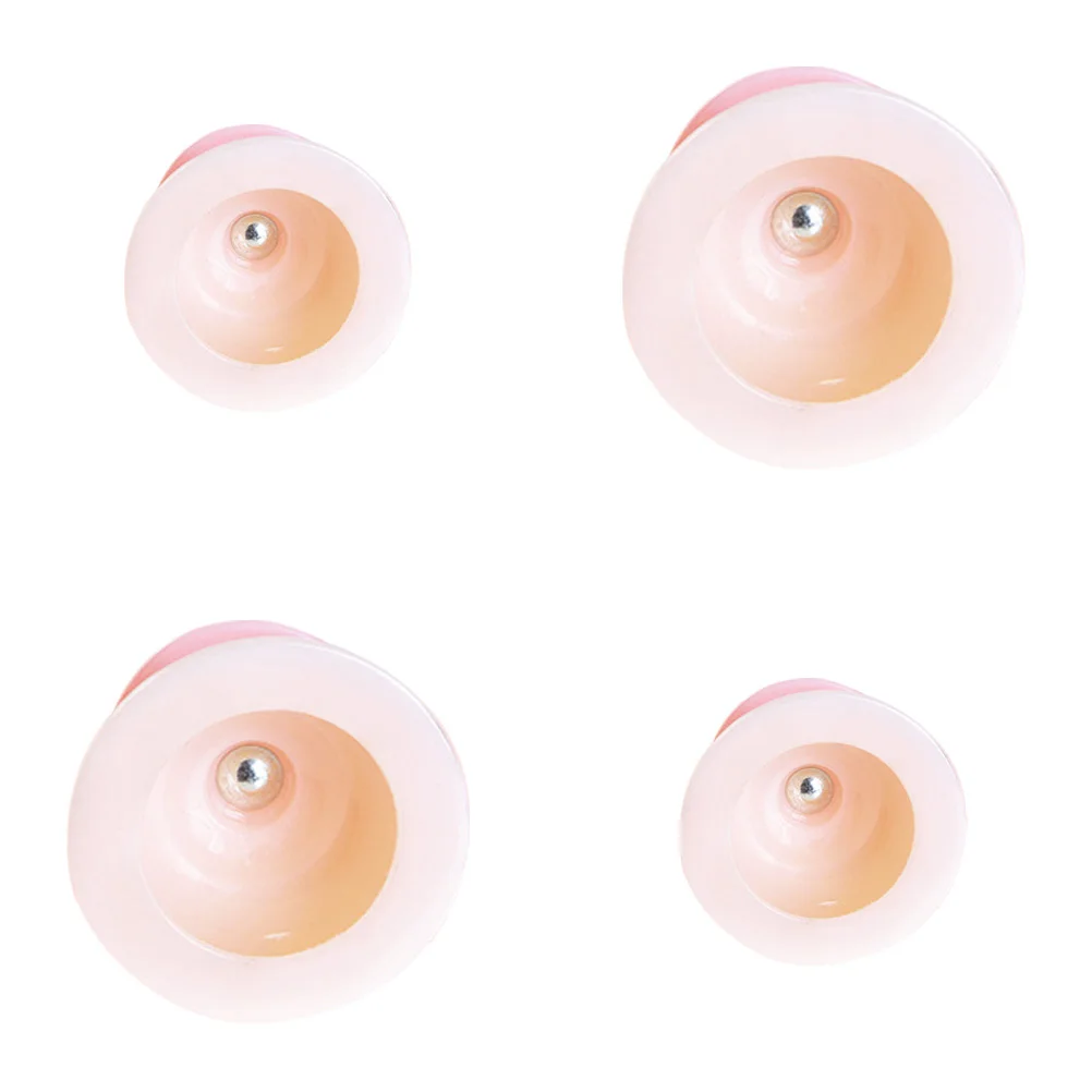 

4 Pcs Cupping Device Apparatus Massage Suction Cups Vacuum Massager Kit for Flameless