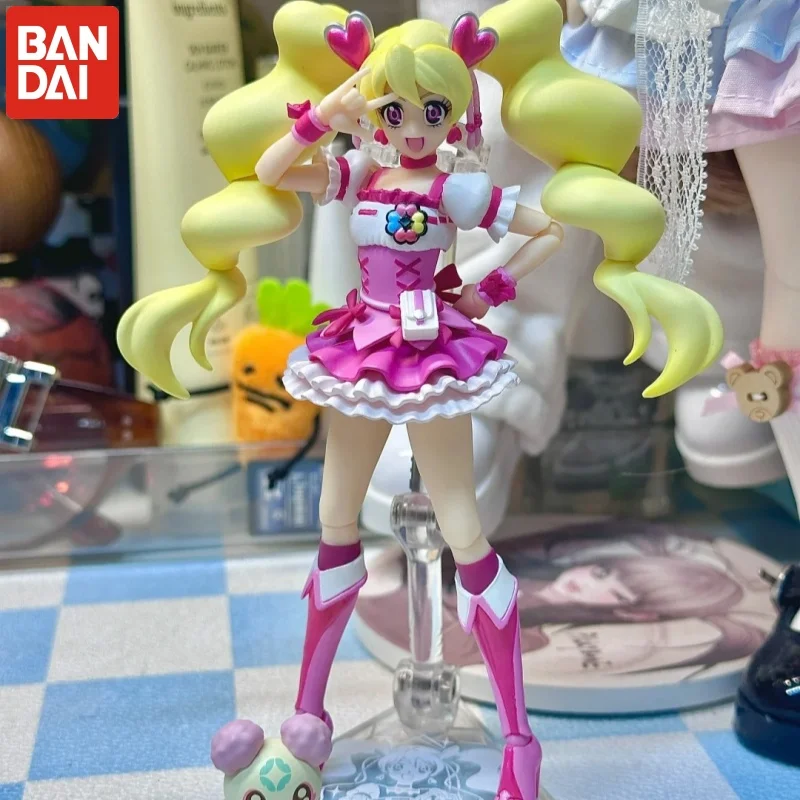 

14cm Genuine Bandai SHF Sailor Moon Cure Peach Action Figure Desk Decor Ornament Kawaii Collectible Model Toy Brthday Gift
