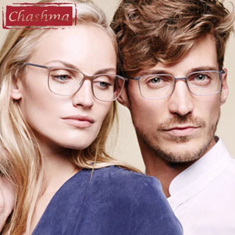 Chashma 4.3 G Eyeglasses Men Prescription Glasses  Women TR 90 Titanium Light Anti Blue Ray Glass for Progressive Lenses Gafas