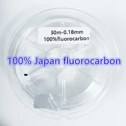 30M 100% Fluorocarbon Fishing Line Super Strong Monofilament Carp Fishing Line Japan Carbon Fiber Leader Line