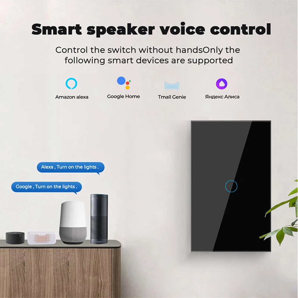 Picture 4: Tuya Zigbee Smart Switch US Standard Single Fire Zero Fire Universal APP Remote Voice Control Timing Scene