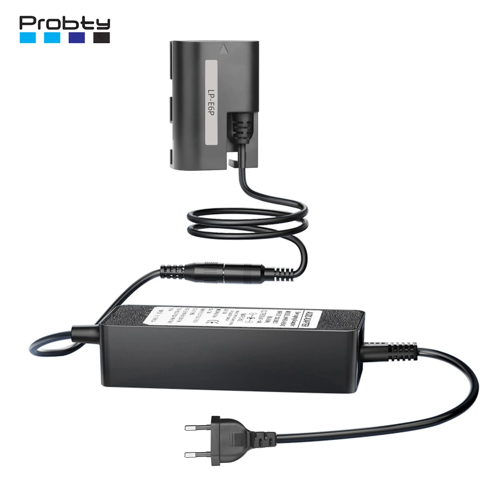 LP-E6P LP E6P Dummy Battery ACK-E6 AC Power Adapter DC Coupler Kit for CANON EOS R5 II R6 R5 Mark II Camera