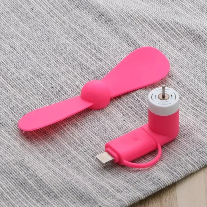 1pcs 2in1 Mini USB Fan Fan Flexible Bendable Fan for Power Bank Laptop PC AC Charger Portable Hand for Computer Summer Gadget