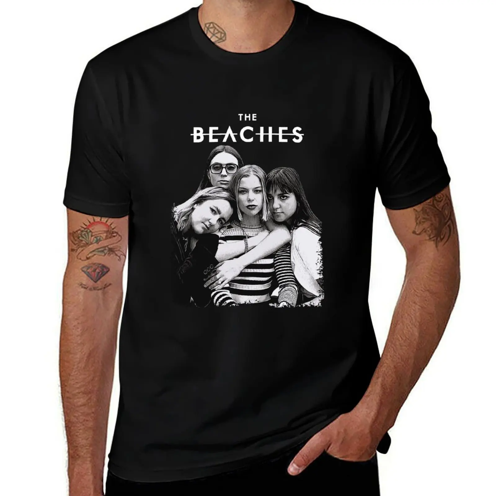 The Beaches Band T-Shirt Utility Work Short Sleeve Top T-Shirt