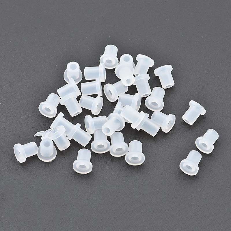 50pcs Tube Rubber Hollow Sealing Plug Cartridge Elbow Stopper Fitting CISS accessories