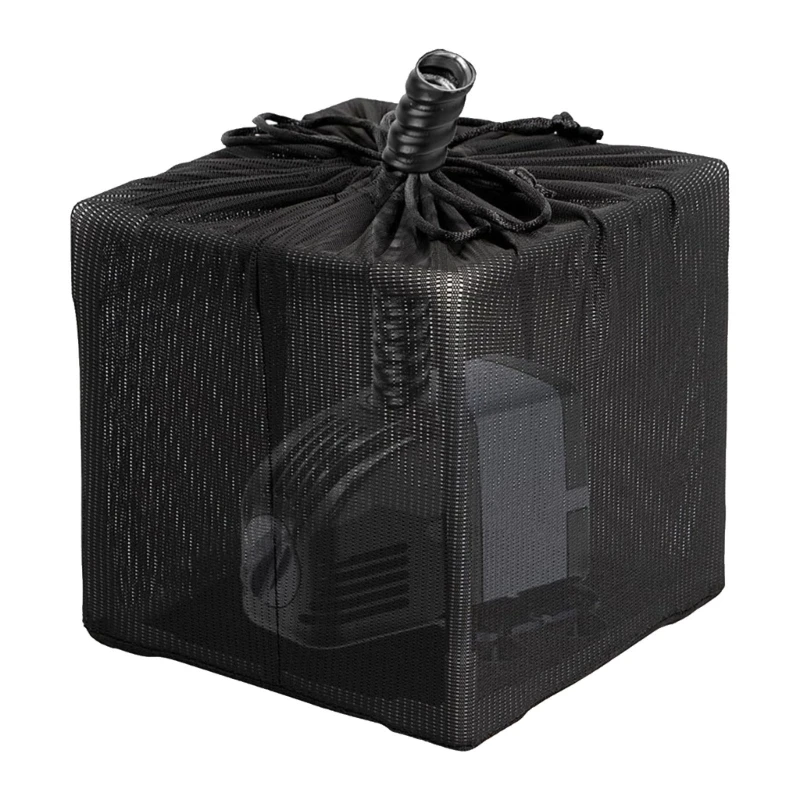 A1A2 Outdoor Mesh Water Pump Barrier Bag With Drawstring Water Pump Protections Bag