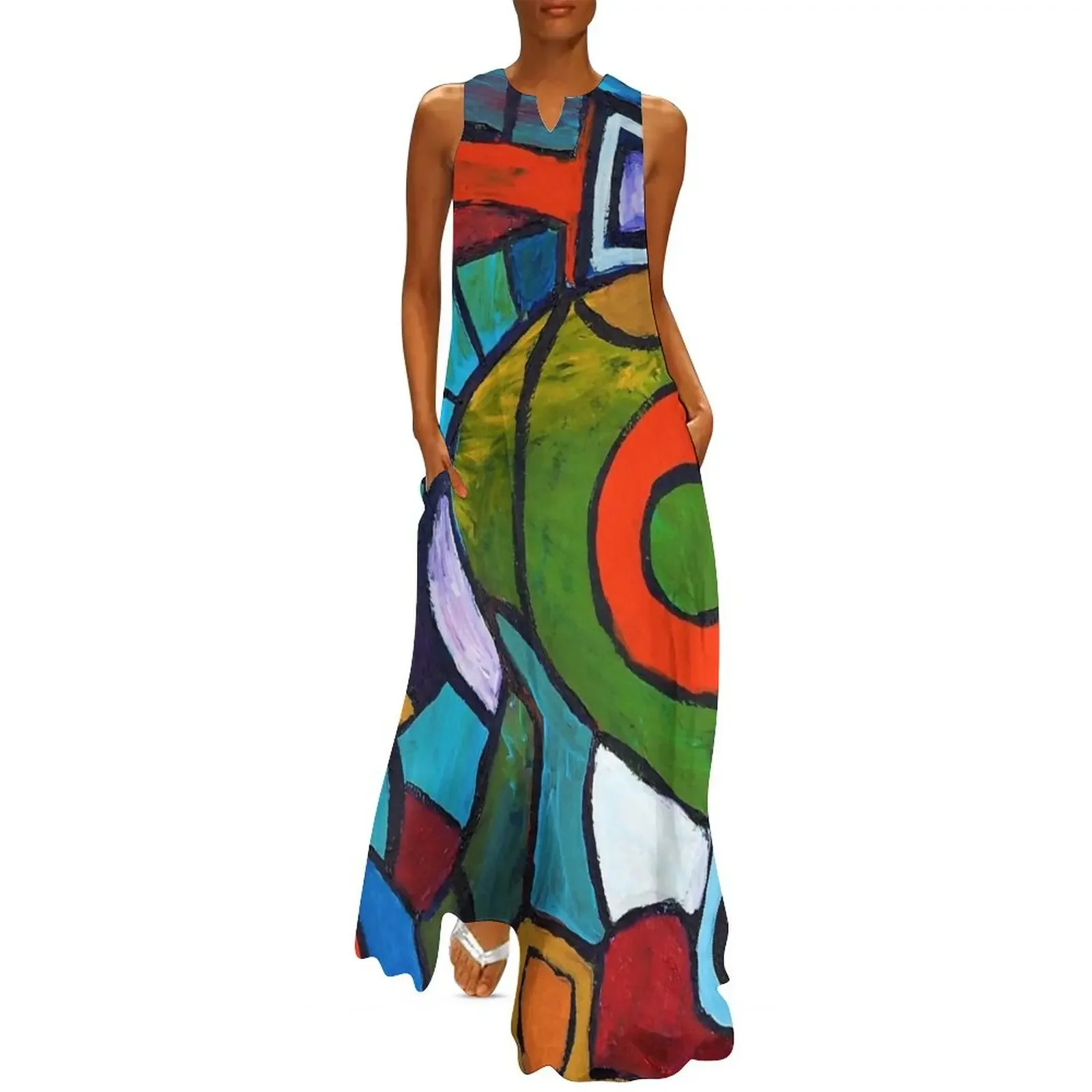 

Flying Over Red River Long Dress Women's evening dress women's summer dress 2025 prom clothes Women's summer long