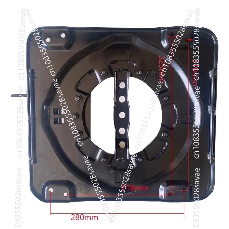 

Seat Swivel Mount Plate Heavy Duty Seat Swivel Base Steel Plate 360 Degree Rotatable 130kg Load for RV Camper Boat Bus