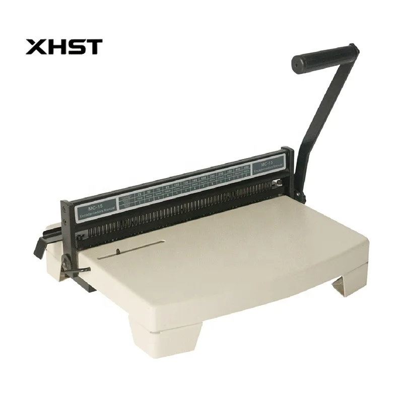 MC-15 Manual Coil Binding Machine Plastic Coil Manual Binding Machine