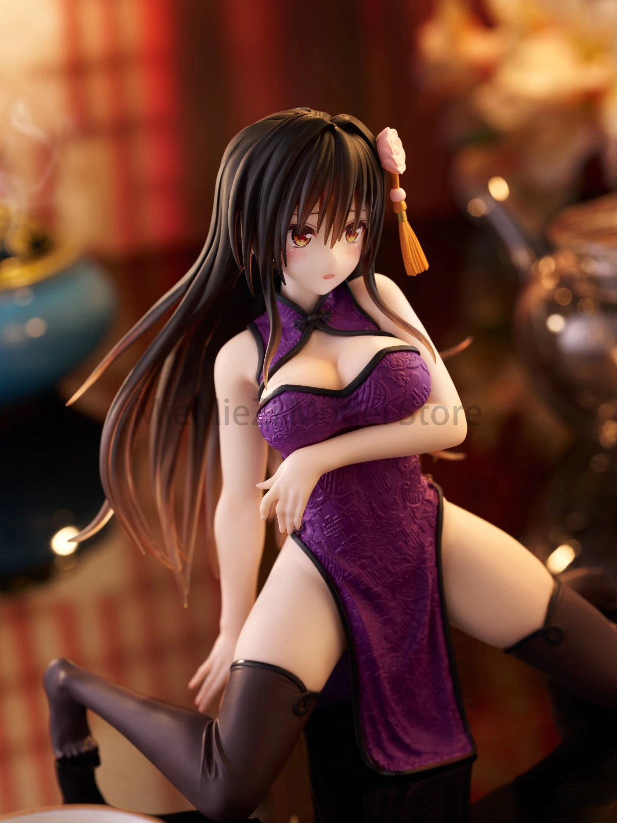 En Stock Original TAiTO pré-peint bureau mignon pour LOVEru ténèbres Kotegawa Yui robe chinoise Ver. Décoration de modèle de kit de garage