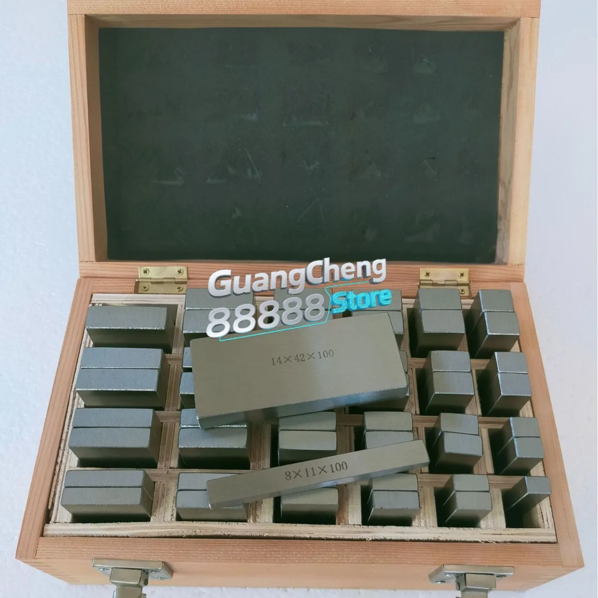 100mm long, 24 pairs, high-precision 48 pieces of parallel horns, quenched and hardened parallel horns