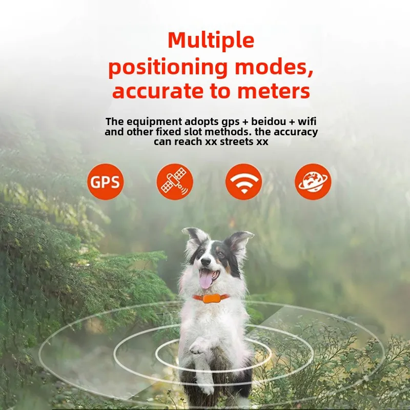 Cat tracking waterproof collar anti-lost tracking booking instrument