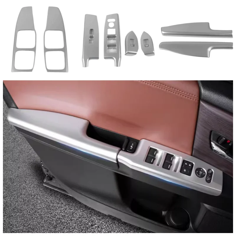

ABS Interior Accessories For Honda Odyssey Elishen 2022 2023 2024 Door Glass Lift Button Panel Decorative Protective Sticker