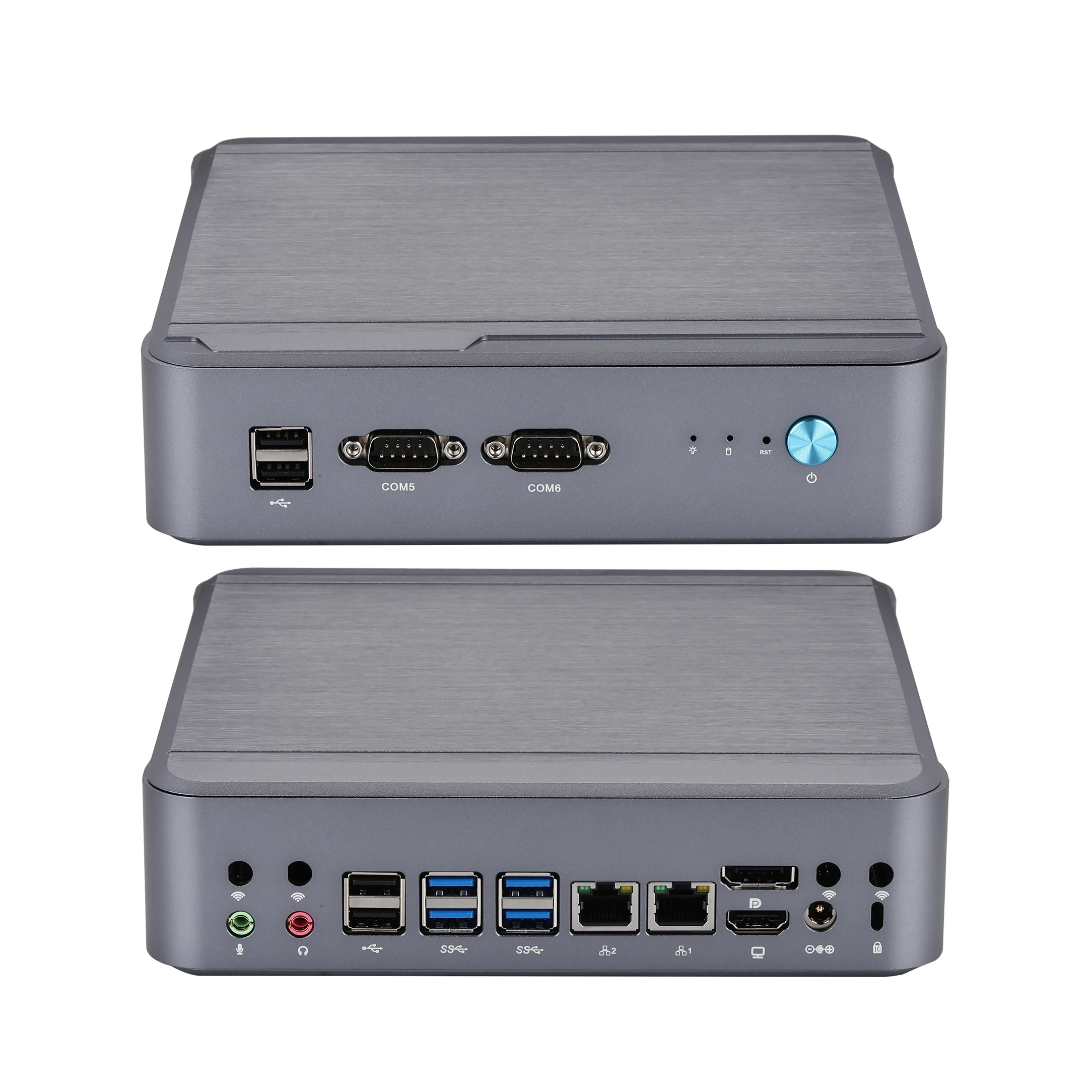 

Qotom Industrial Mini PC with G6900,G7400,12th,13th Core I3 12100/13100,I5 12400/13400,I7 12700/13700 Option