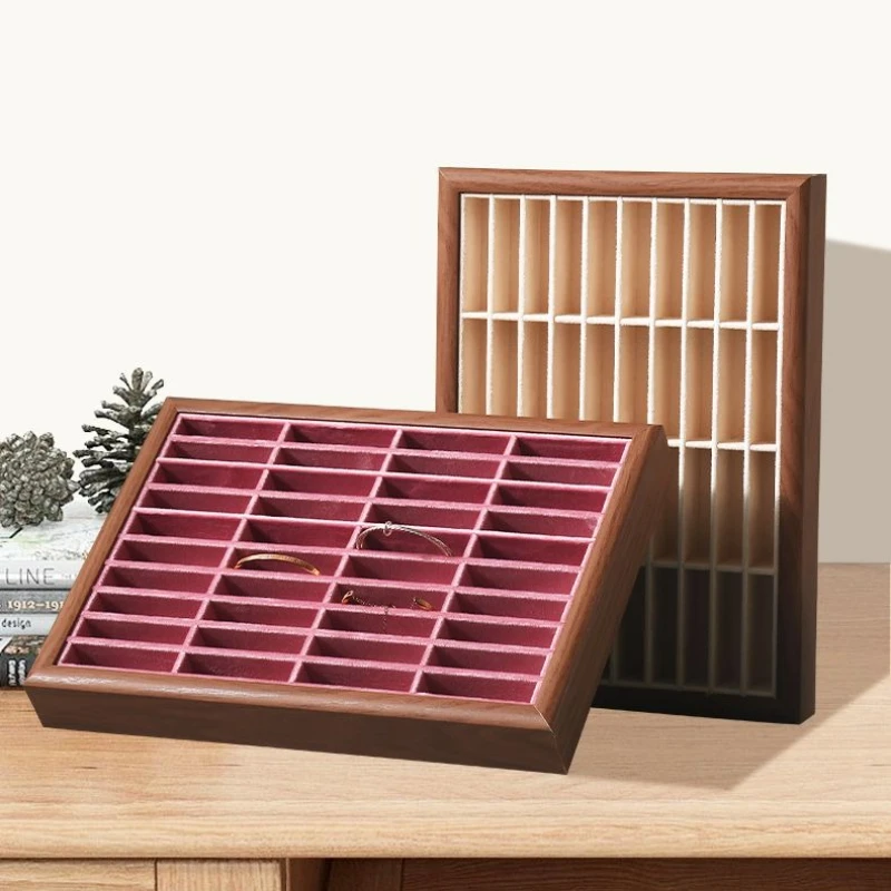 

Vintage Jewelry Display Tray Wooden Jewelry Organizer Bracelet Holder Luxury Bracelet Trays Woman Bracelet Display Room Decor